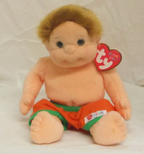 Buzz 10in TY Beanie Kids 2000 cloth doll in shorts with crew cut 00010
