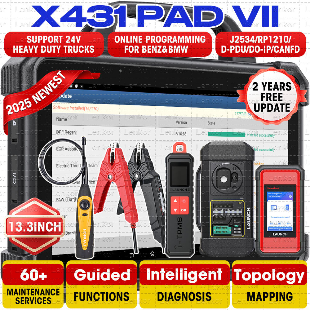 2026 LAUNCH X431 PAD VII PAD7 PRO Diagnostic Scanner Key Programming Coding