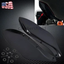 Black Side Fairing Air Deflector w/Bolts For Harley Street Electra Glide 1996-13