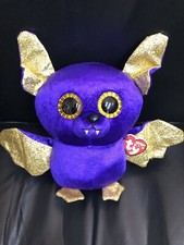 TY Beanie Boos Halloween Count- Bat 9” Medium Plush Glitter Eye.~w/Ty Tag.