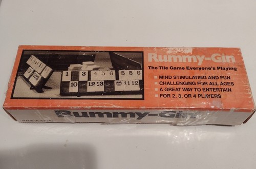 VINTAGE RUMMY - GIN TILE GAME Made In Israel  - Afbeelding 1 van 7