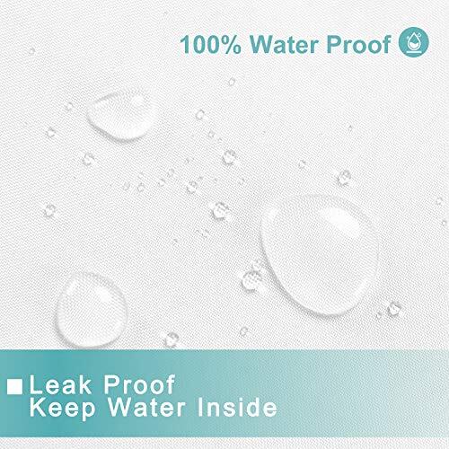 Waterproof Extra Long Fabric Shower Curtain Liner Suction Cups Included