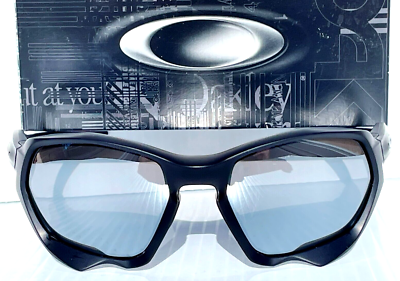 NEW Oakley PLAZMA Matte Black POLARIZED Galaxy Chrome Lens