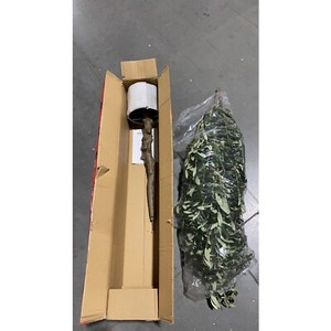 Pre-Owned Faux Olive Tree 5.9ft Artificial Indoor Decor w/ Leaves & Fruits Green