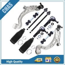 Front Inner Outer Lower Control Arm Tie Rod Sway Bar 10Pcs For Cadillac DeVille