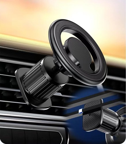 Support Téléphone Voiture Magnétique Magsafe - Ventouse 360° Rotation - Compatible IPhone 12-16 Et Autres Smartphones