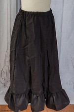 Black Renaissance Skirt Child  s Medium Alexanders Costumes Medieval Pirate
