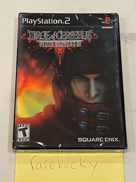 Dirge of Cerberus: Final Fantasy VII (PS2) NEW SEALED BLACK