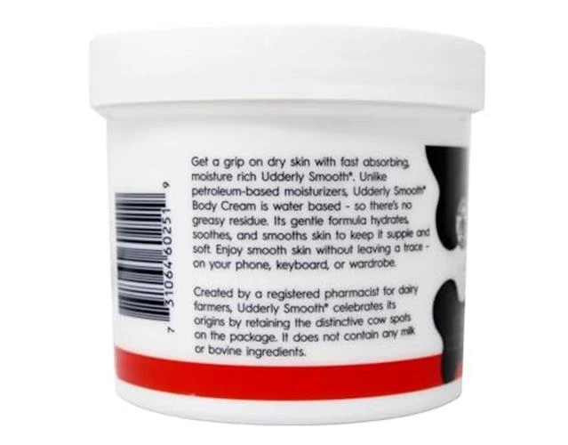 Crema hidratante corporal suave udderly para la piel, aromas surtidos de 10 onzas, tamaños Foto 3 de 4