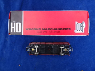 Lot De 4 Wagons Tombereau Jouef HO - Époque 4 (1971-1990) - Courte Marchandises STEF