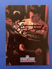 SAM WYCHE (Dec) Signed 1991 Pro Line #154 Cincinnati Bengals Bucs Autograph Auto
