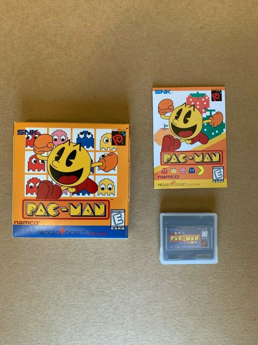 Pac-Man NeoGeo Pocket Color Game COMPLETE with Case & Manual