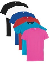 SOLs Boys Girls Kids Polyester Sporty Textured Breathable Athletic Tee T-Shirt