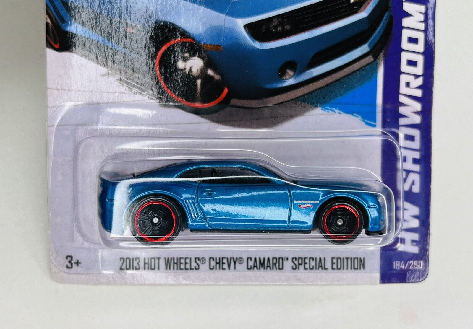 Hot Wheels 2013 Chevy Camaro Special Edition HW Showroom/Garage #194 NEW Blue