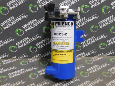 NEW Master Pneumatic CD25-2 Dryer Filter 150 PSI Max. 125°F Max. Temp