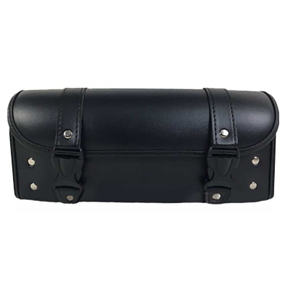 Borsa a tracolla in cuoio nero per moto custom art: BORSA01 HARLEY DAVIDSON
