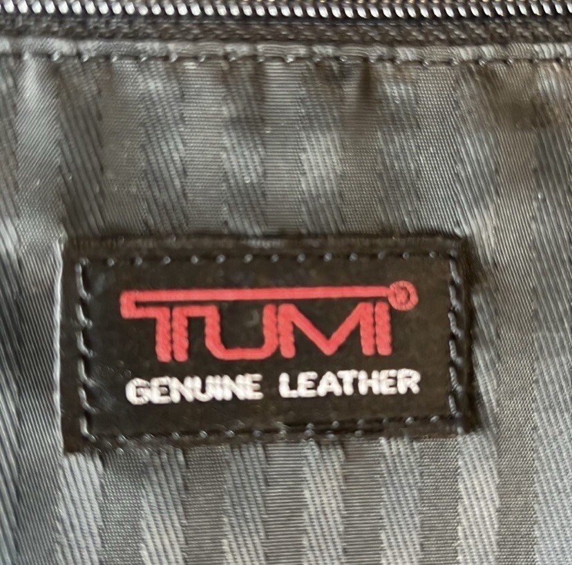 TUMI leather suitcase eBay