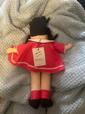 Original Vintage 1944 Georgene Novelties Little LuLu Doll w/ Rare Red Dress | eBay Original Vintage 1944 Georgene Novelties Little LuLu Doll w/ Rare Red Dress | eBay