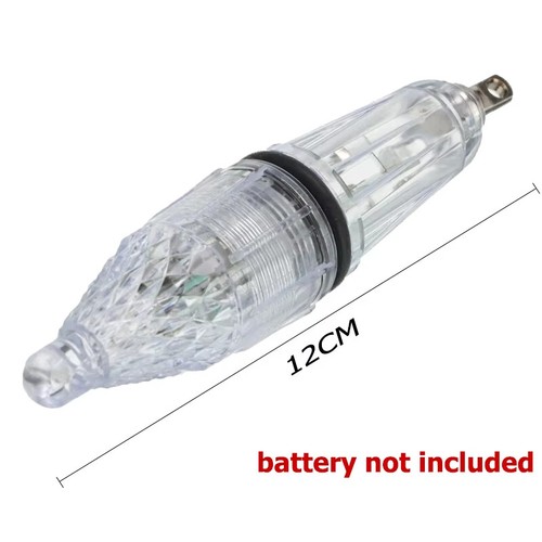 10X Lampada Luce Pesca Led Impermeabile Subacquea Blu Verde Calamari Subacqueo Flash - Foto 4 di 21