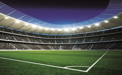 Photo wallpaper wall mural for boys bedroom Football Stadium 2 sizes available