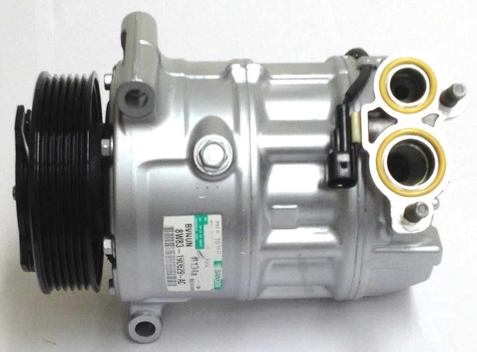 Compresor de aire acondicionado Jaguar XF XFR XJR XK XKR XKR-S 2010-2017 5,0 L OE Reman año con garantía Foto 2 de 4