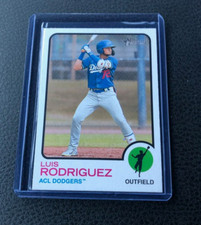 2022 Topps Heritage Minor League Luis Rodriguez Short Print SP