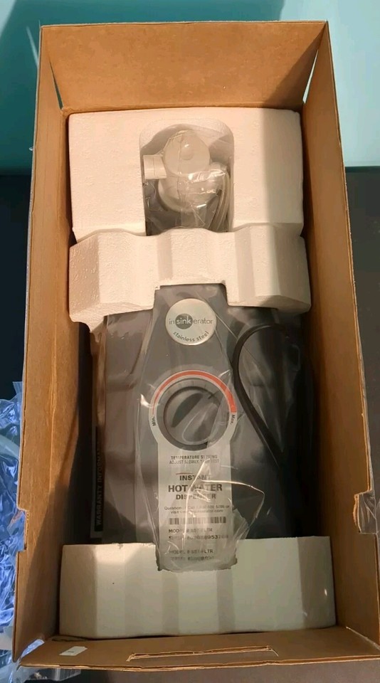 INSINKERATOR Instant Hot Water Dispenser Model SSTFLTR 2/3 Gallon New OPEN BOX 50375007777 eBay