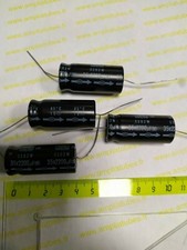 Capacitor 2200µF 35V Axial Hi-Fi Audio Electrolytic      Lot 4 pcs   (DepB6h4.5)