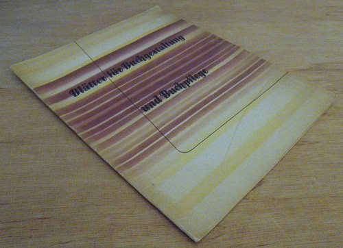 PAPER MARBLING IN WEIMAR GERMANY Blätter für Buchgestaltung und Buchpflege 1932