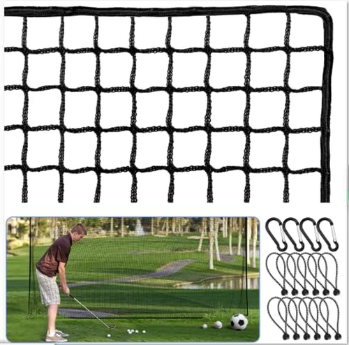 Golf Net,10Ft,15Ft,20Ft,25Ft, 30Ft, 40Ft Golf Practice Net,Sports Practice Barri