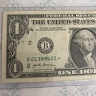 $1 Dollar Bill Star Note  — photo 1