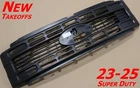 23-26 Super Duty OE Grill XL Grille PC3B8200AD Grey-Black Textured F250 F550