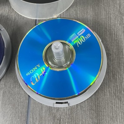 Sony Blank Recordable DVD-R 4.7GB 120 Min 15-Pack & CD-R 700MB 14
