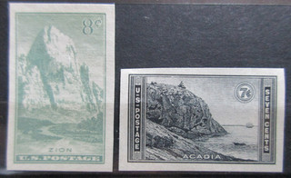 USA ETATS UNIS timbres NON dentelé neufs bon état lot NM128
