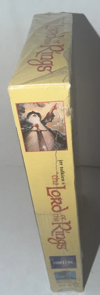 JRR Tolkien's The Lord Of The Rings VHS Tape Cartoon Movie Lumiere Original  Foto 4 de 4