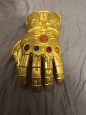 Marvel Avengers Thanos Infinity Gauntlet LED Light Gloves Cosplay War