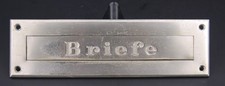Historische Briefschlitze- 7 Verschiedene Ausführungen- massiv und schwer #L8