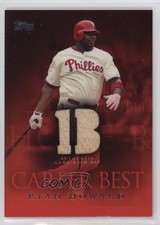 2009 Topps Career Best Relics Ryan Howard (Facing Front; Series 2) #CBR-RH no9