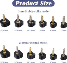 12 Pairs Heel Caps for High Heels,Heel Replacement Tips Repair Kit U Shaped f...