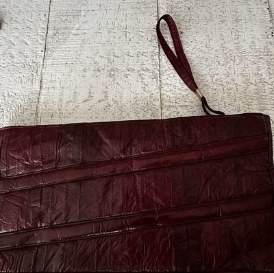 Land and Sea Leather Clutch