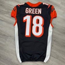 A.J. GREEN Team Issue Cincinnati Bengals Jersey 2014 Nike 40 Authentic Pro Game