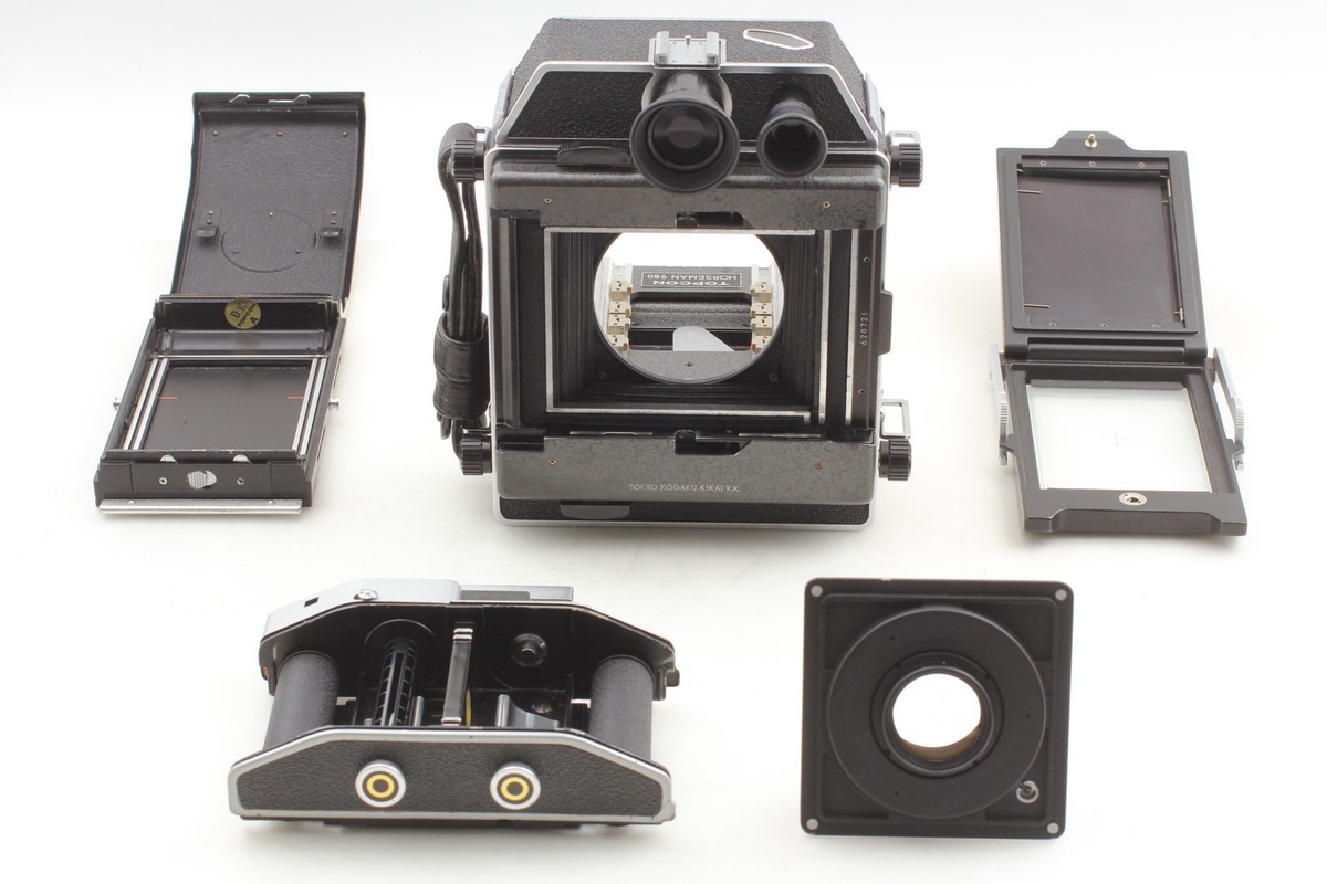 Near MINT] Horseman 980 Film Camera Topcor 105mm f3.5 Lens 6x9