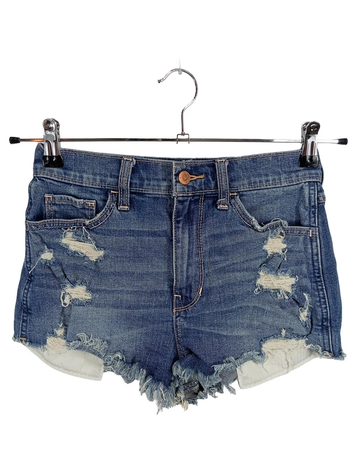 Hollister Short en jean Femme Bleu Vintage Destroyed (EU 32, W24, INT XXS) - Photo 1/3