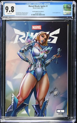 #ad Marvel Rivals: Ignite #1 CGC 9.8 Cover D J Scott Campbell Emma Frost LTD Edition $139.99