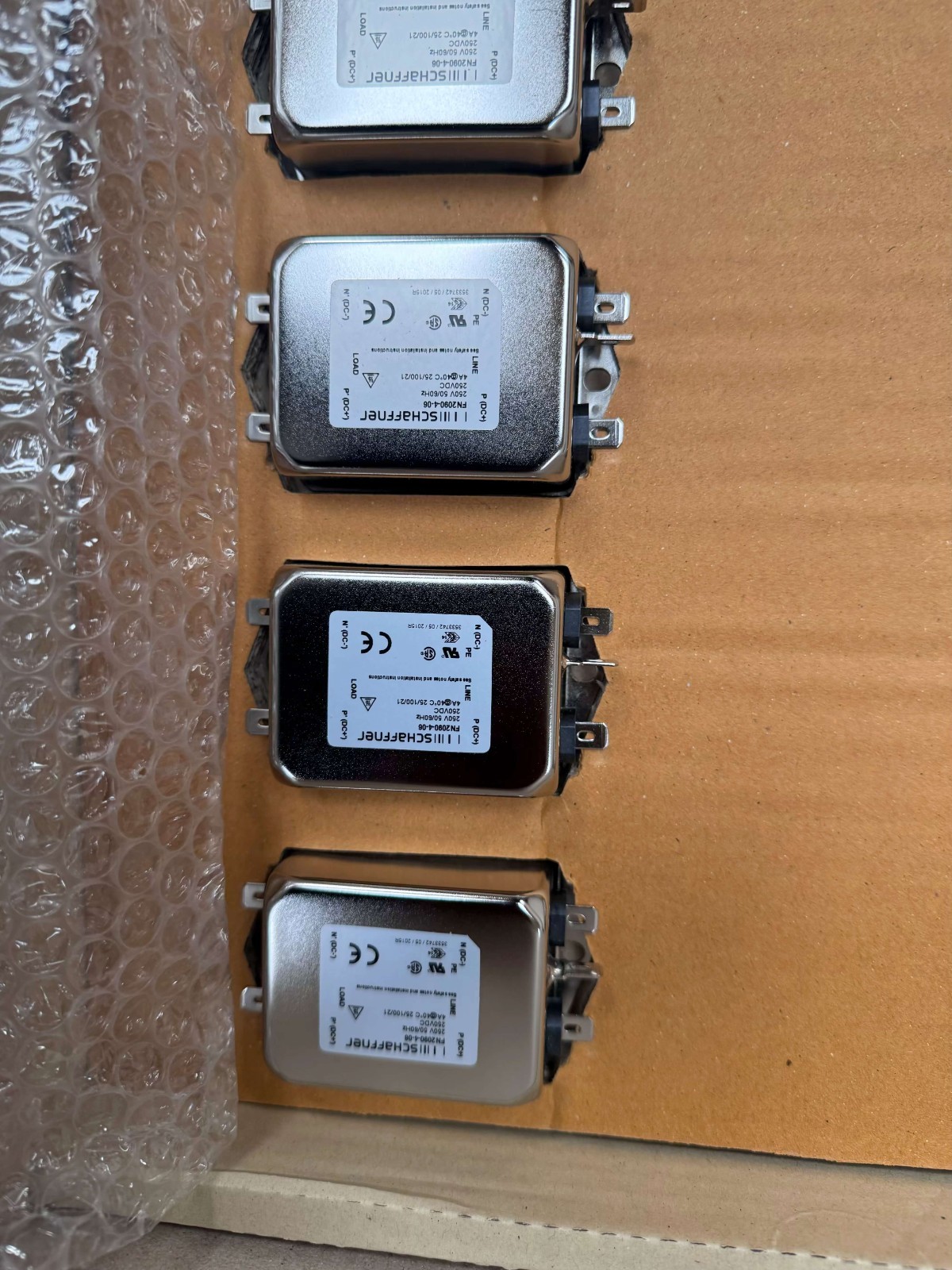 20x Schaffner FN2090-4-06 EMI Filter 4A 250V Mains Chassis Mount CE Approved image 3