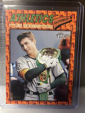 Topps 2026 Heritage 01/77 Tyler Soderstrom Athletics Orange Border