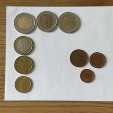 Niederl&auml;ndische Euro-M&uuml;nzen &ndash; 9 St&uuml;ck (1999&ndash;2002) | Sammlerlot