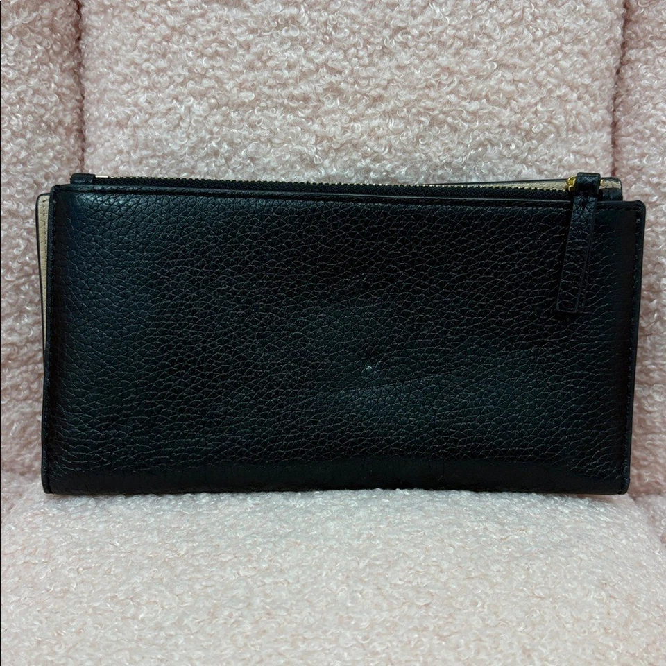Cartera Tory Burch de cuero granulado negro Foto 2 de 3
