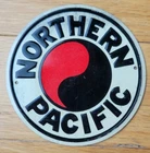 Vintage 1950’s Post Cereal Premium “Northern Pacific” Railroad Tin Sign