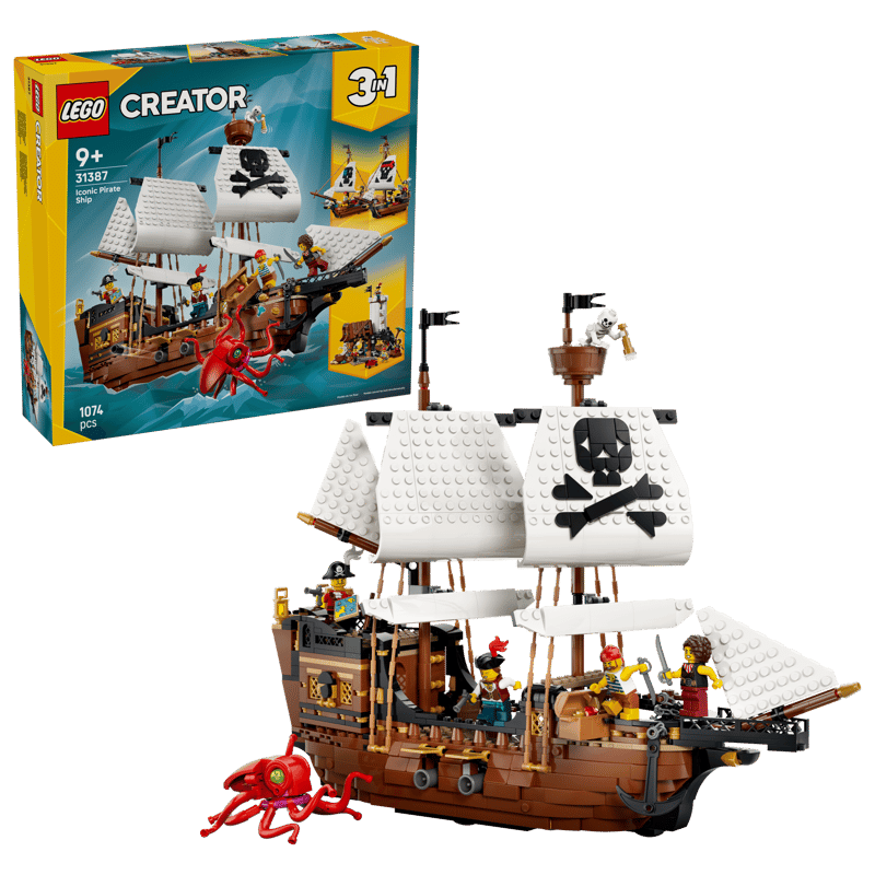LEGO Creator Iconica nave da pirata 31387 - Immagine 3